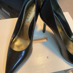 Ralph Lauren black heels